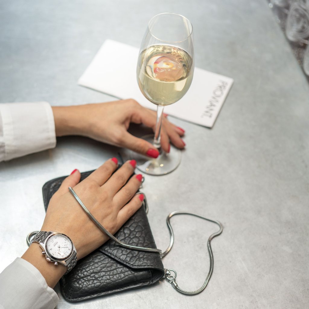 Epoch Watch on a womans wrist
