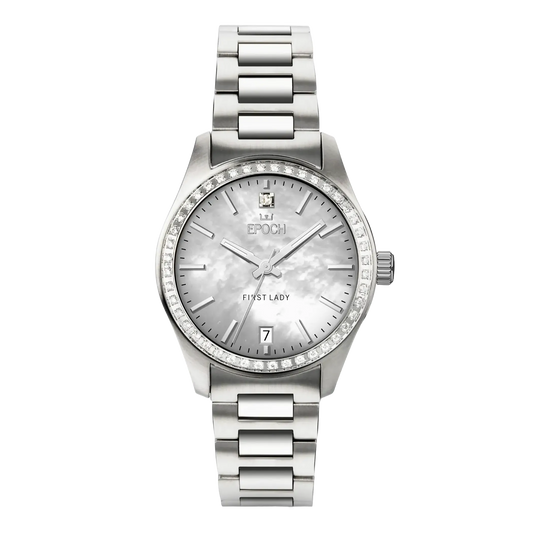 First Lady Full Diamond Mother of Pearl White.