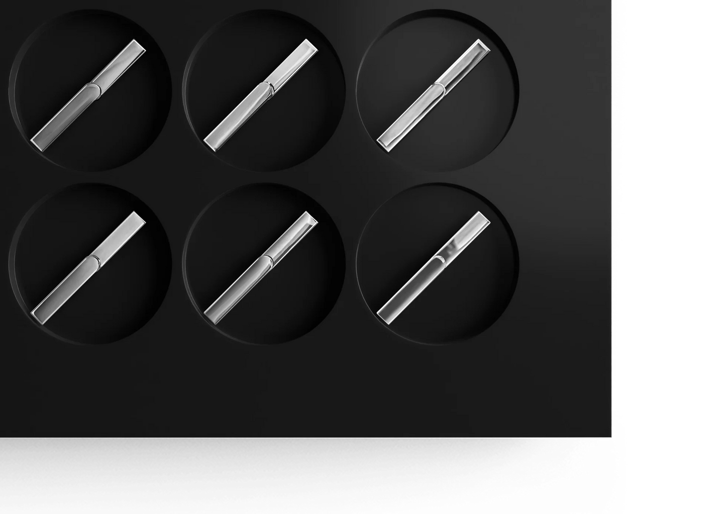 ClockClock 24 - Black Sterling Hands