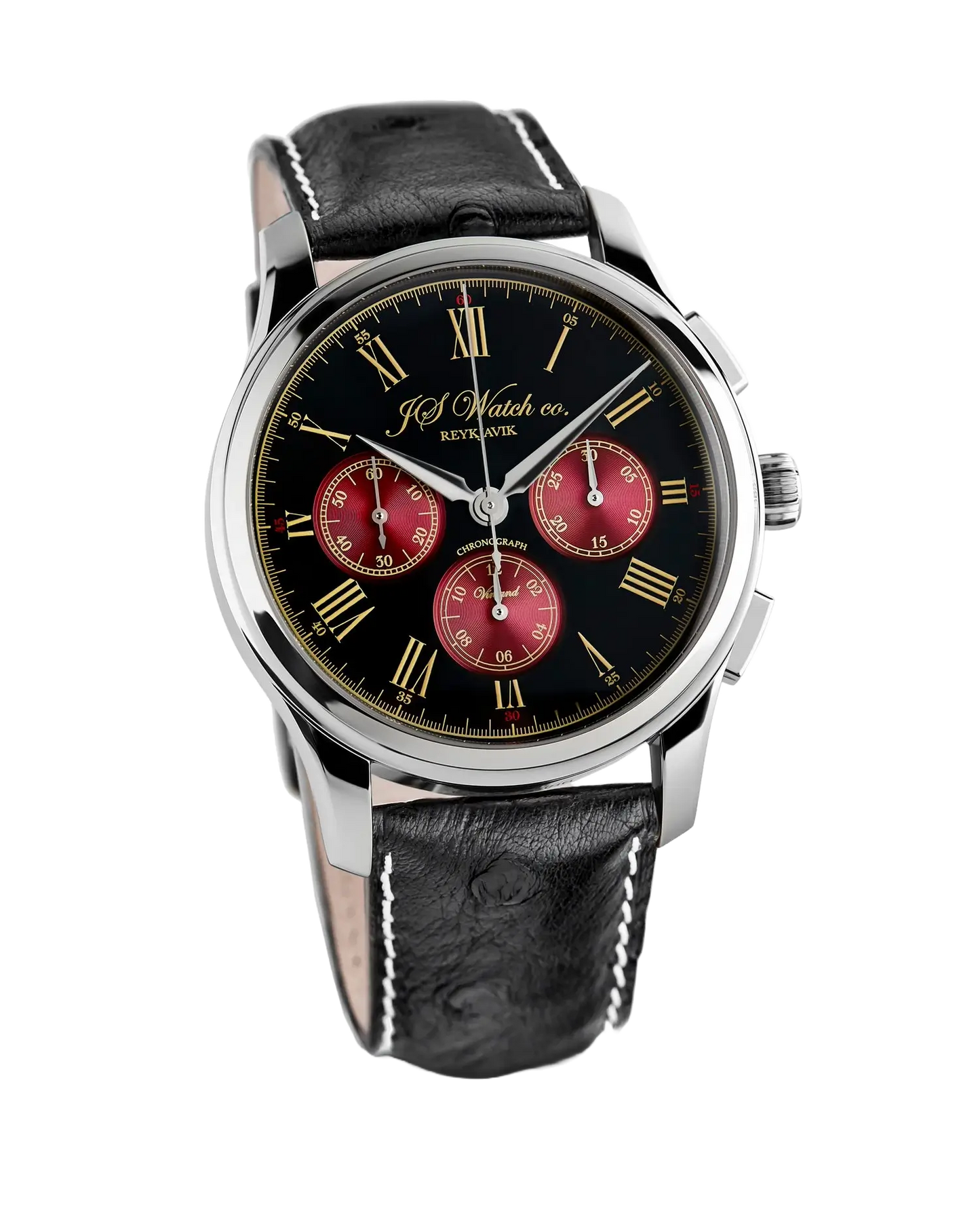 Vinland Chronograph Classic Black/Burgundy