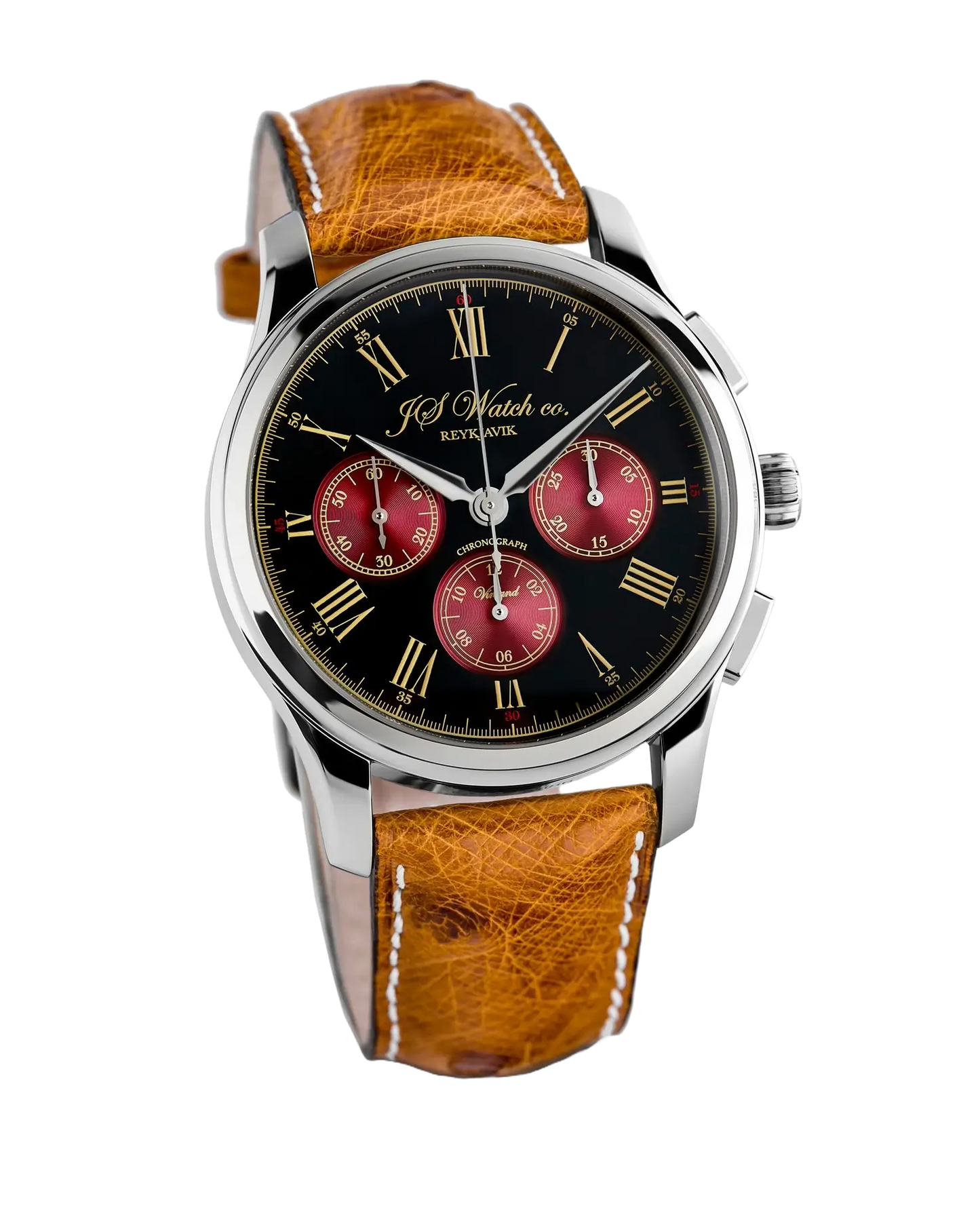 Vinland Chronograph Classic Black/Burgundy
