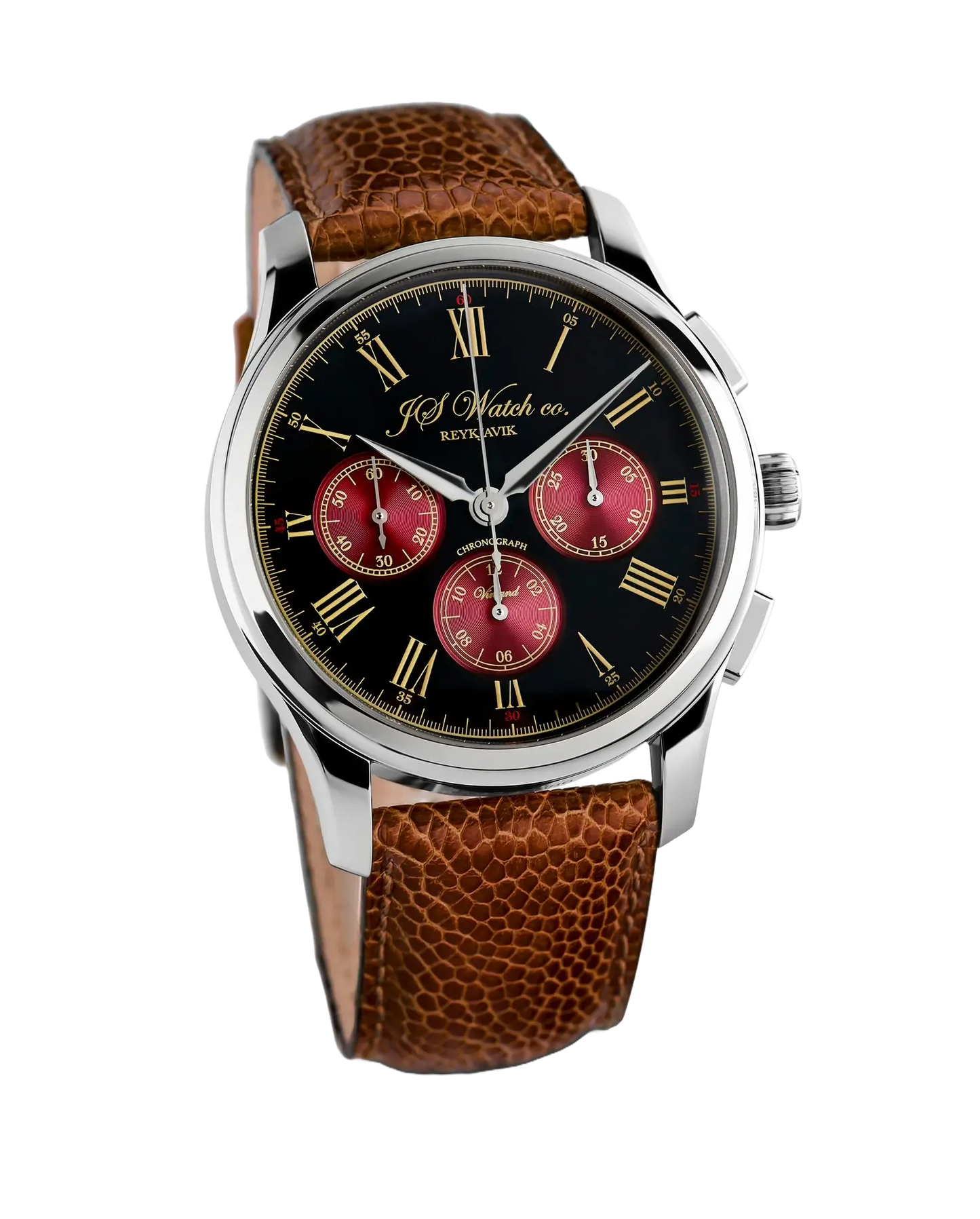 Vinland Chronograph Classic Black/Burgundy