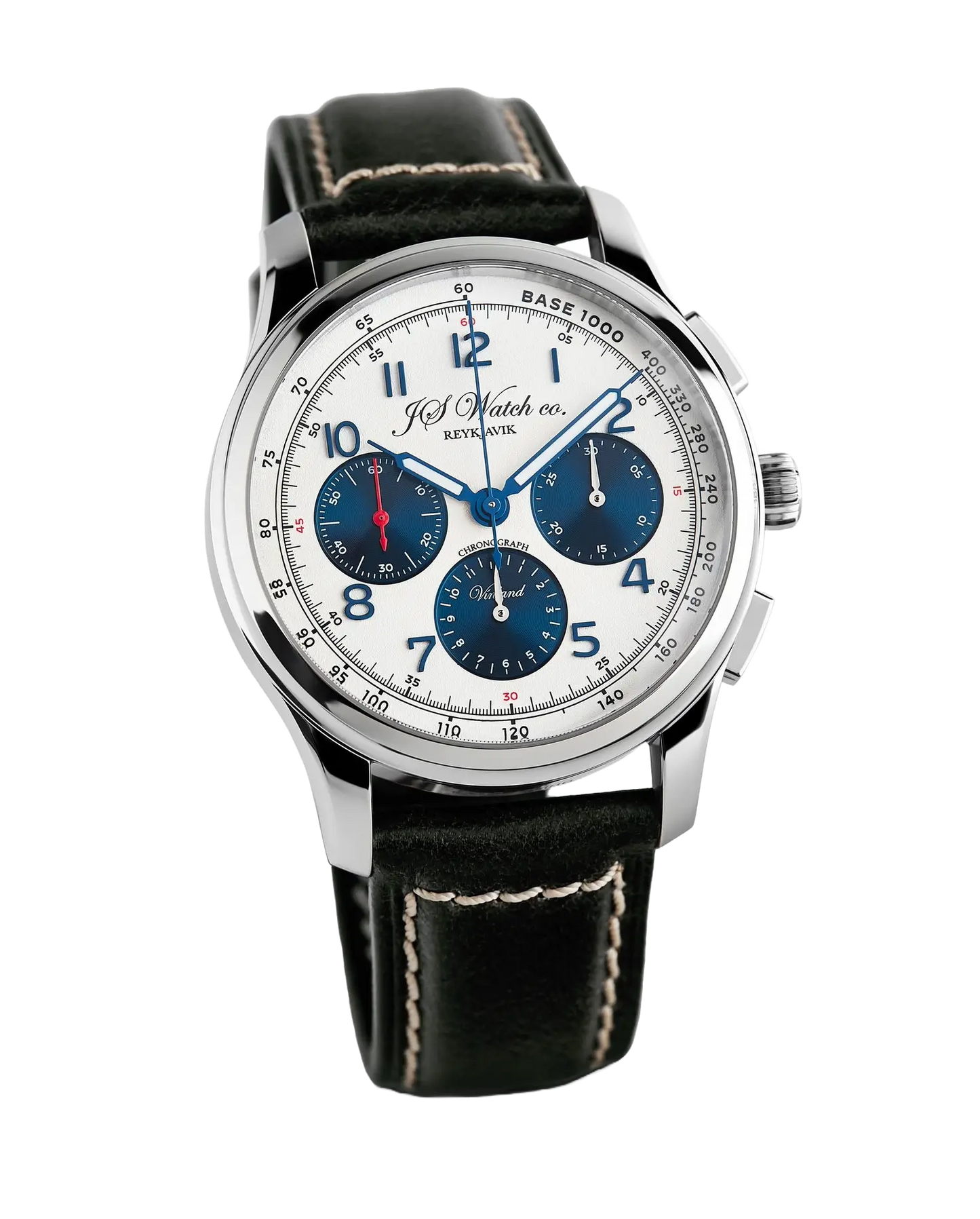 Vinland Chronograph Tachymeter White/Blue