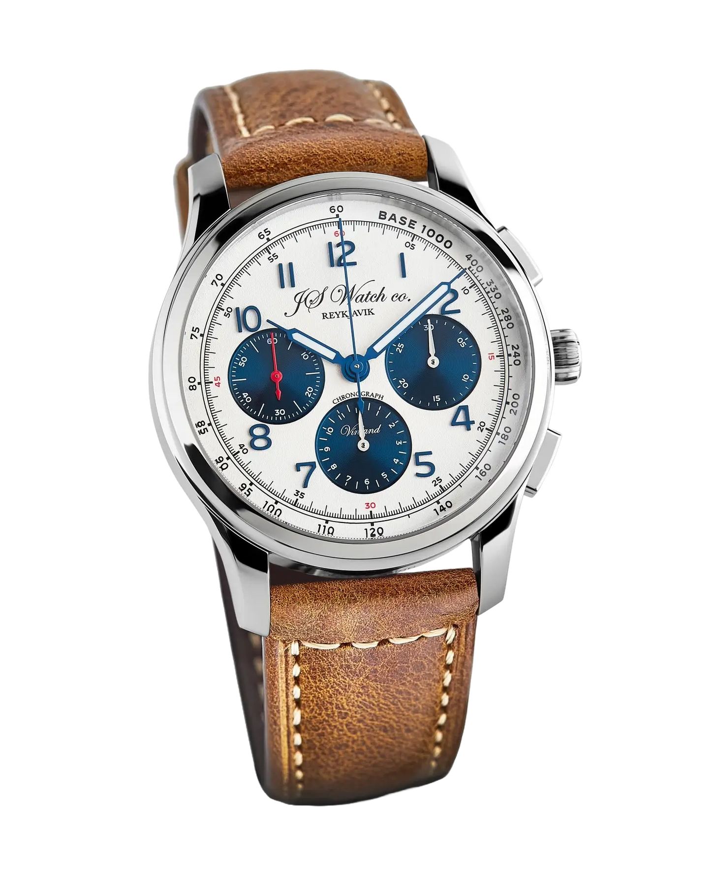 Vinland Chronograph Tachymeter White/Blue