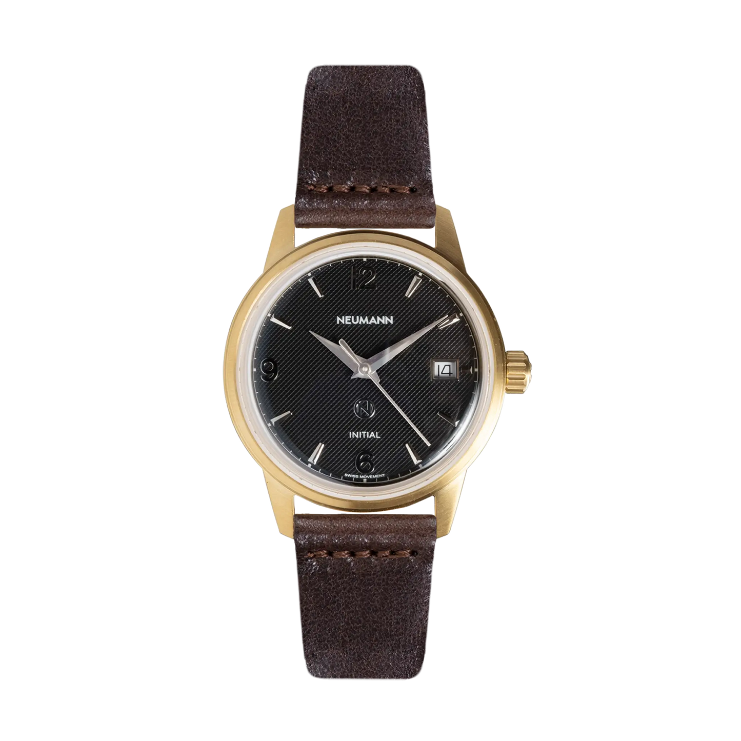 Initial No.1 Gold Black/Silver 36mm