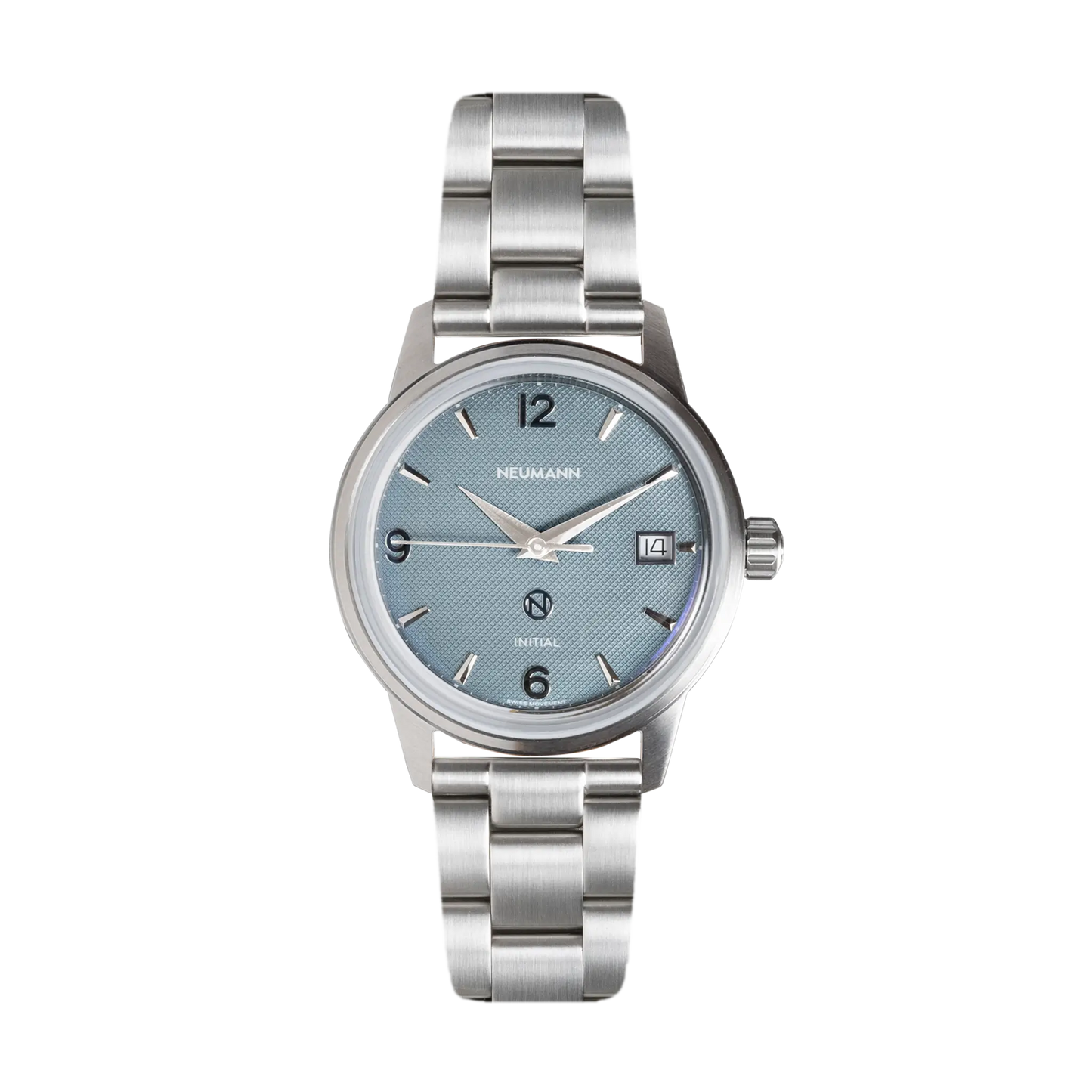 Initial No.1 Steel Blue/Silver 36mm