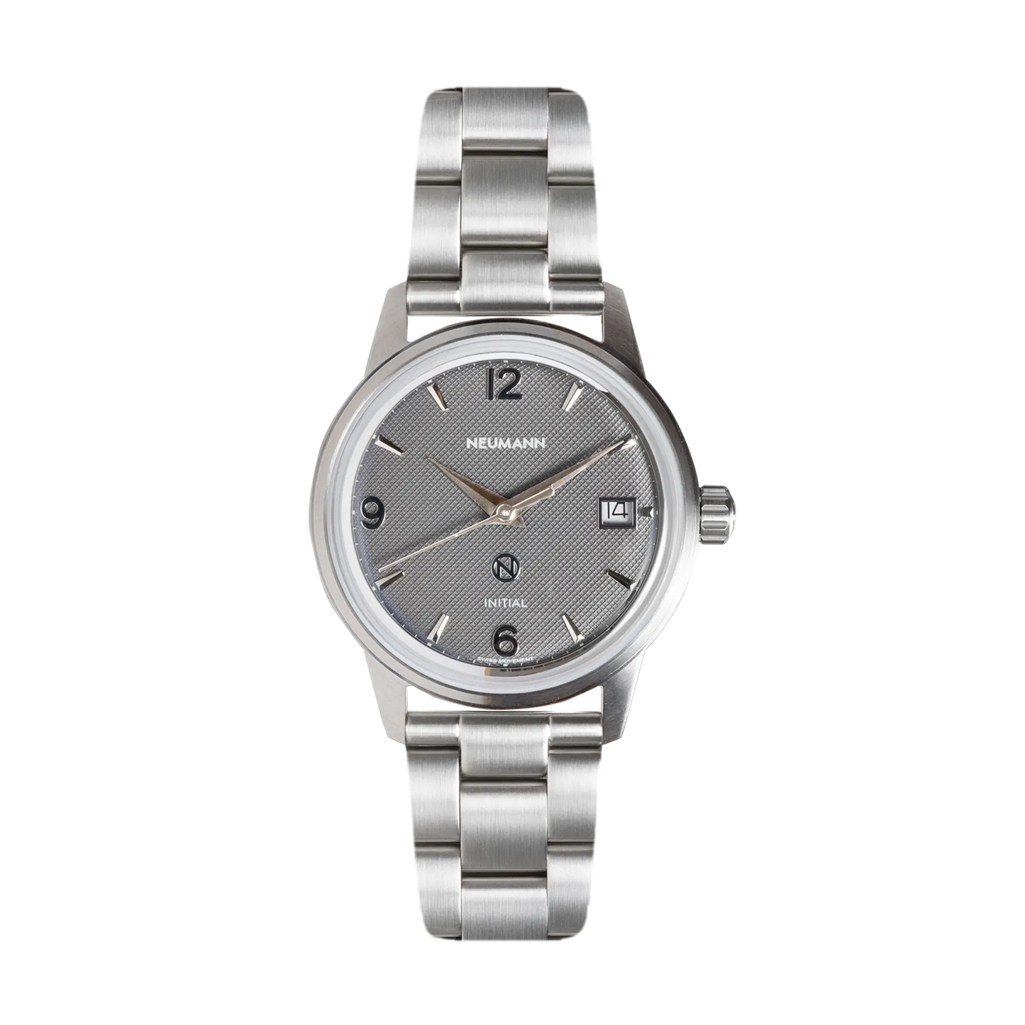 Initial No.1 Steel Grey/Silver 36mm