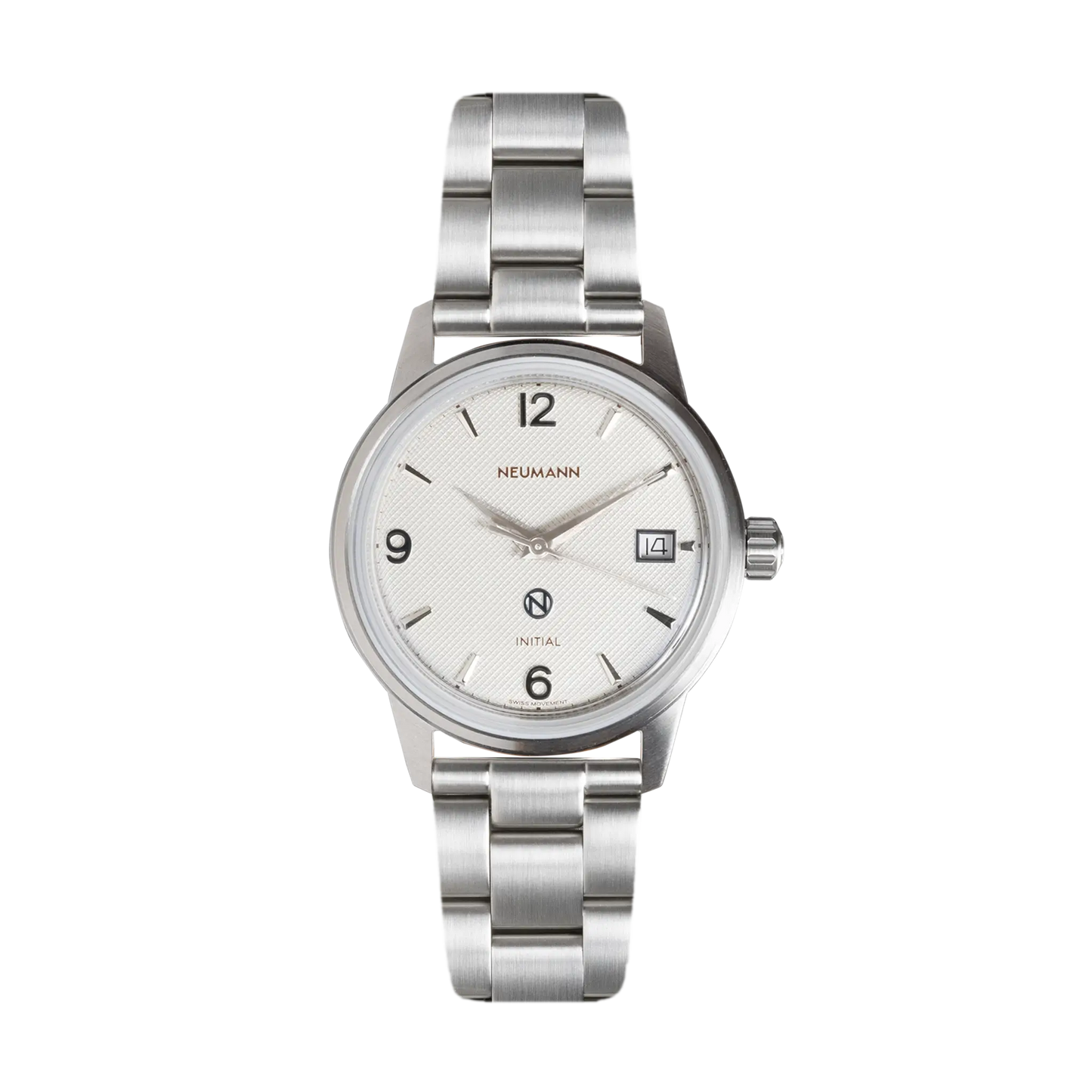 Initial No.1 Steel Pearl/Silver 36mm