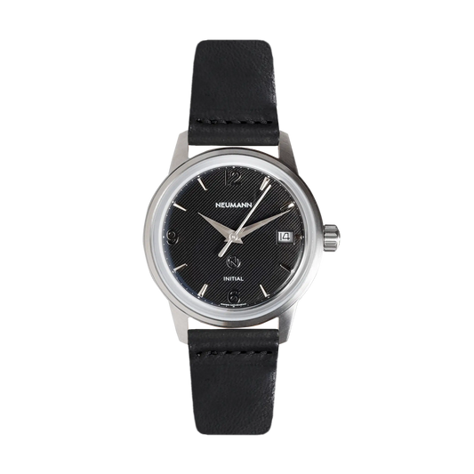 Initial No.1 Steel Black/Silver 36mm