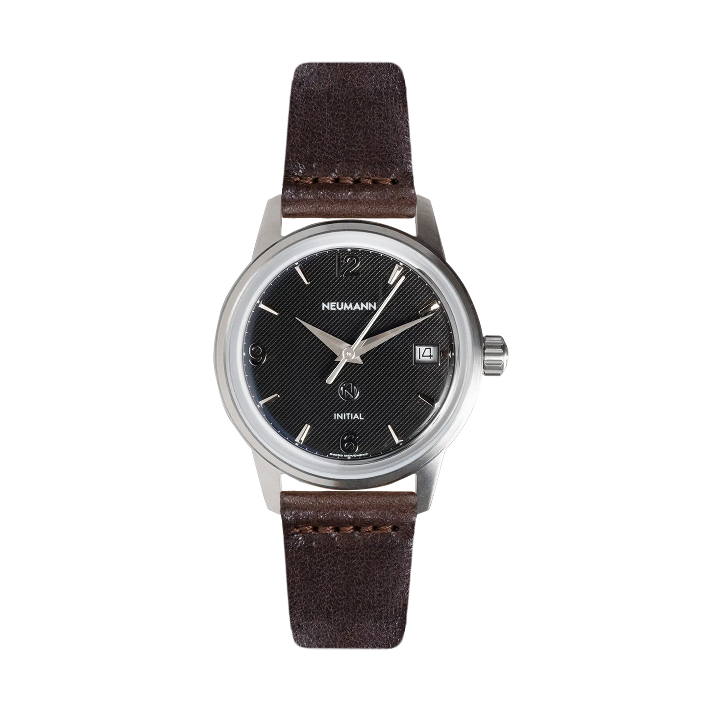 Initial No.1 Steel Black/Silver 36mm