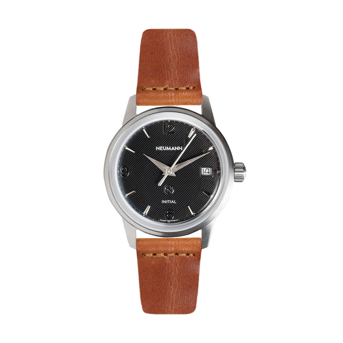 Initial No.1 Steel Black/Silver 36mm