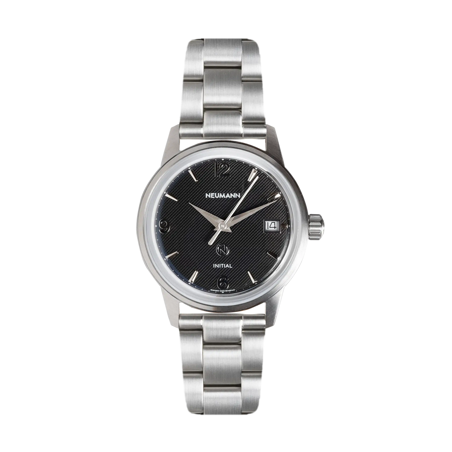 Initial No.1 Steel Black/Silver 36mm