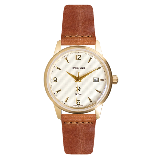 Initial No.1 Gold Off-white/Gold 40mm