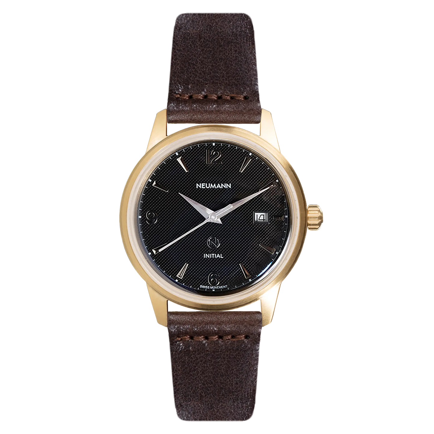 Initial No.1 Gold Black/Silver 40mm