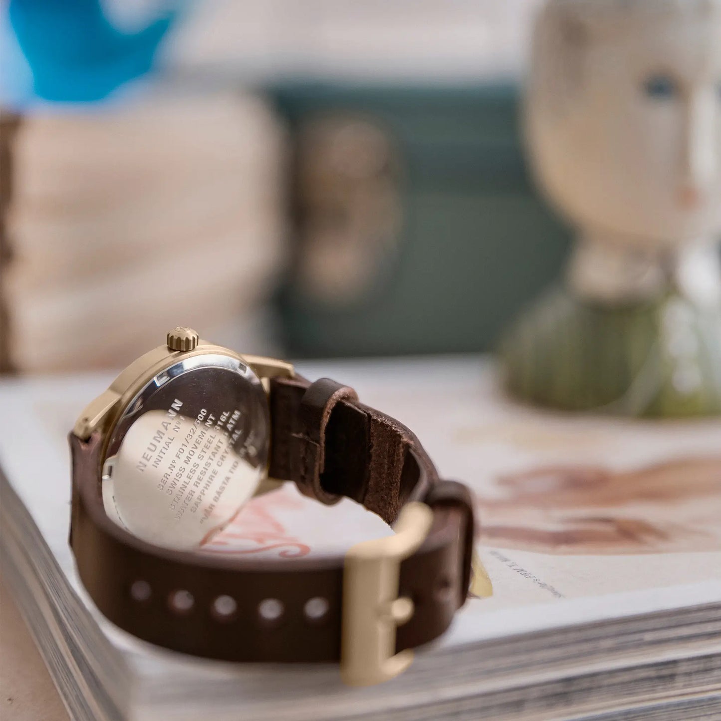 Initial No.1 Gold Black/Silver 40mm