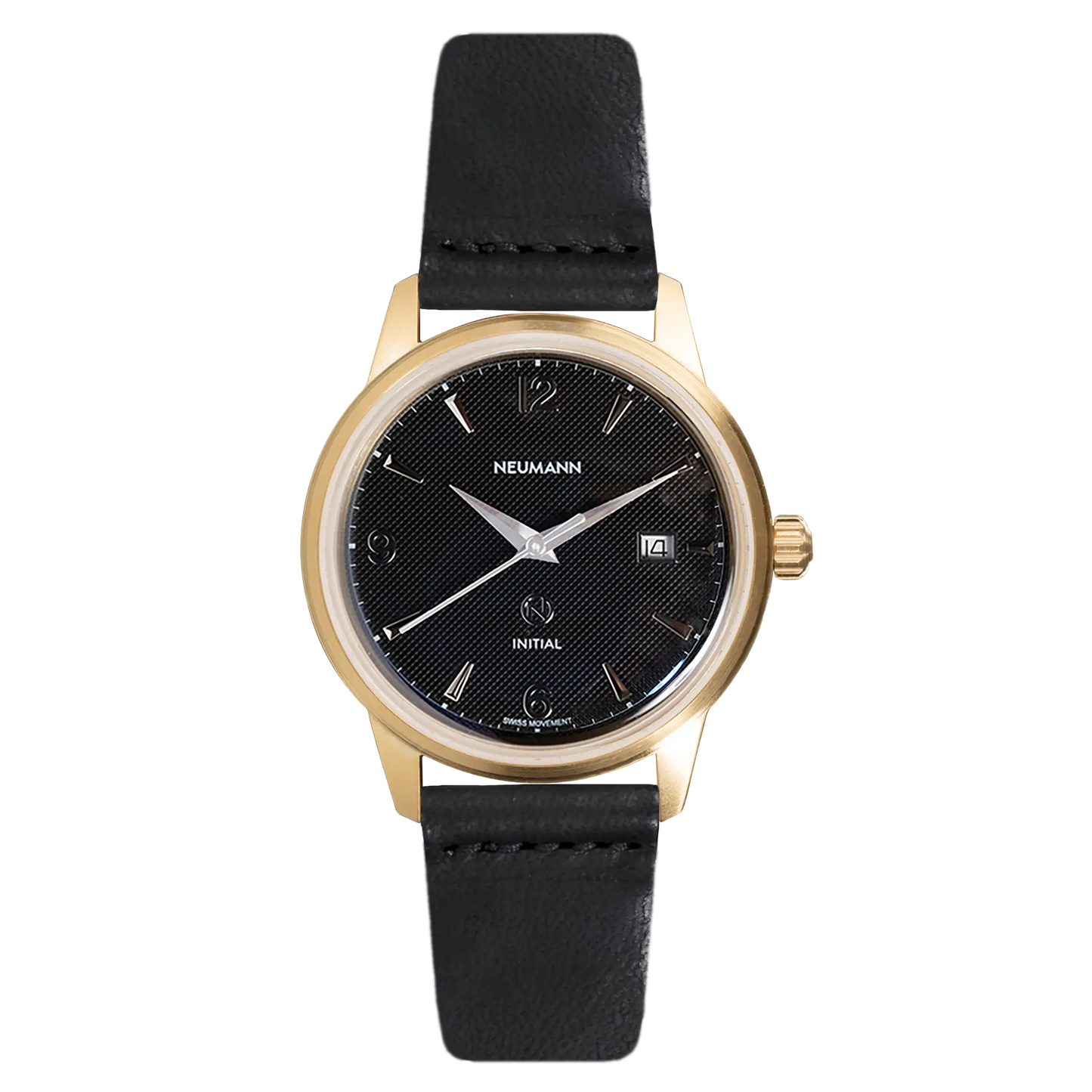 Initial No.1 Gold Black/Silver 40mm