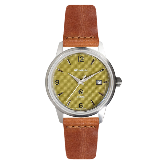 Initial No.1 Steel Green/Silver 40mm