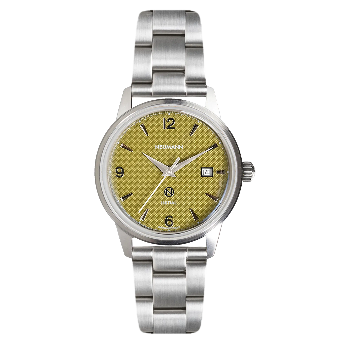 Initial No.1 Steel Green/Silver 40mm