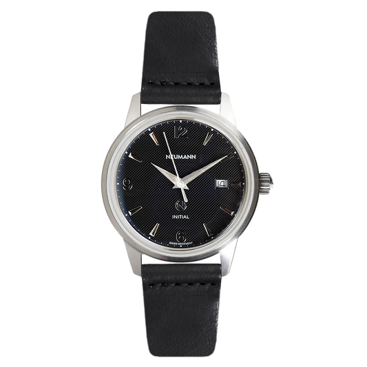 Initial No.1 Steel Black/Silver 40mm