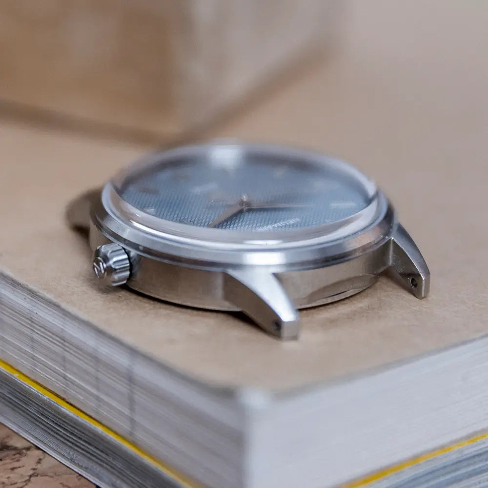 Initial No.1 Steel Blue/Silver 40mm