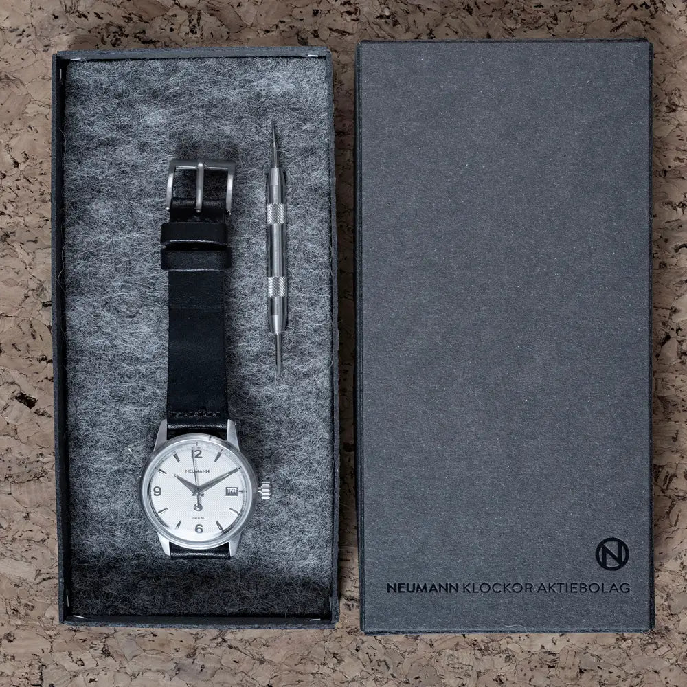 Initial No.1 Steel Pearl/Silver 36mm