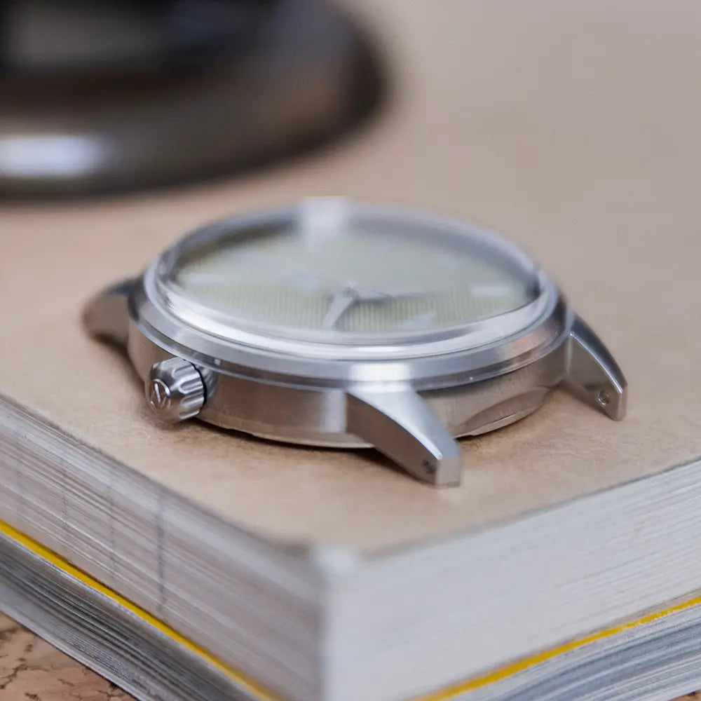 Initial No.1 Steel Green/Silver 40mm