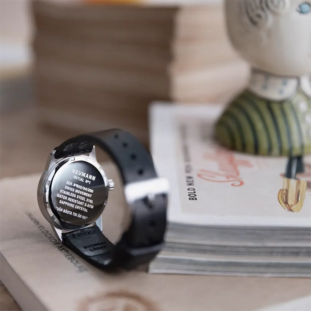 Initial No.1 Steel Pearl/Silver 36mm