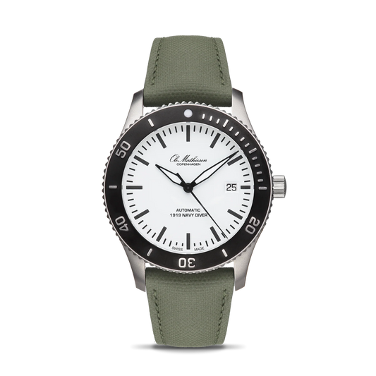 Navy Diver White