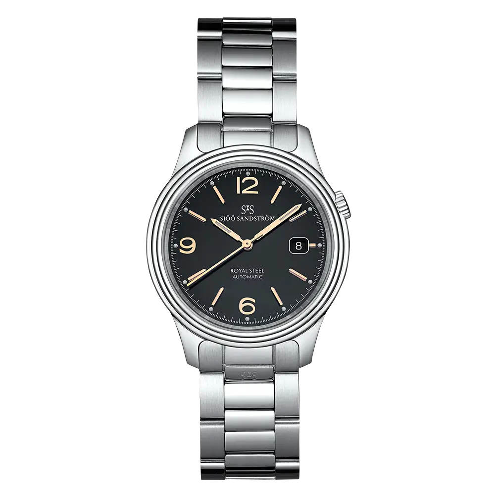 Royal Steel Classic Black Rose Gold 41mm