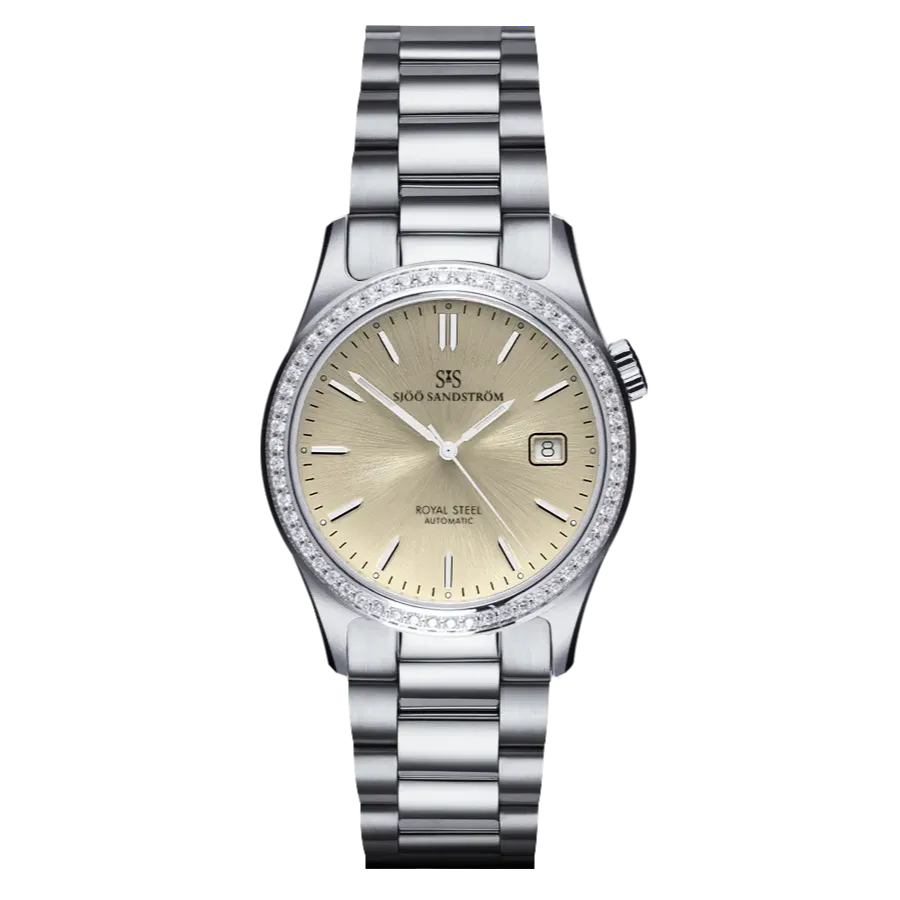 Royal Steel Classic Champagne Diamond 36mm