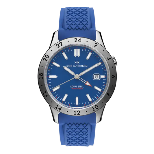 Royal Steel Worldtimer Blue 41mm