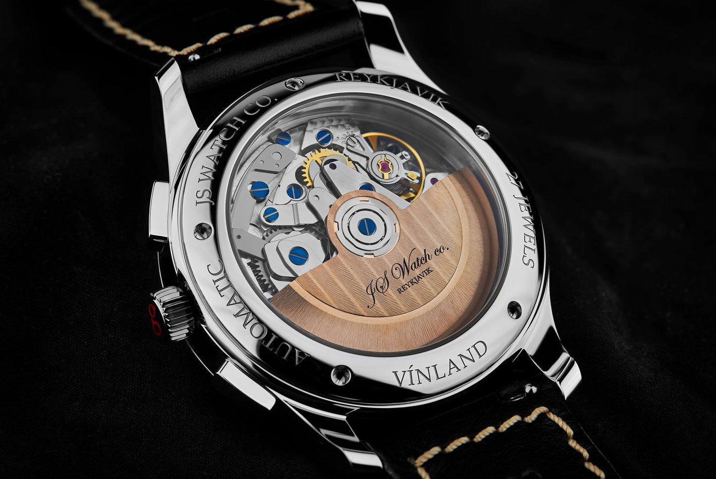Vinland Chronograph Classic Black/Burgundy