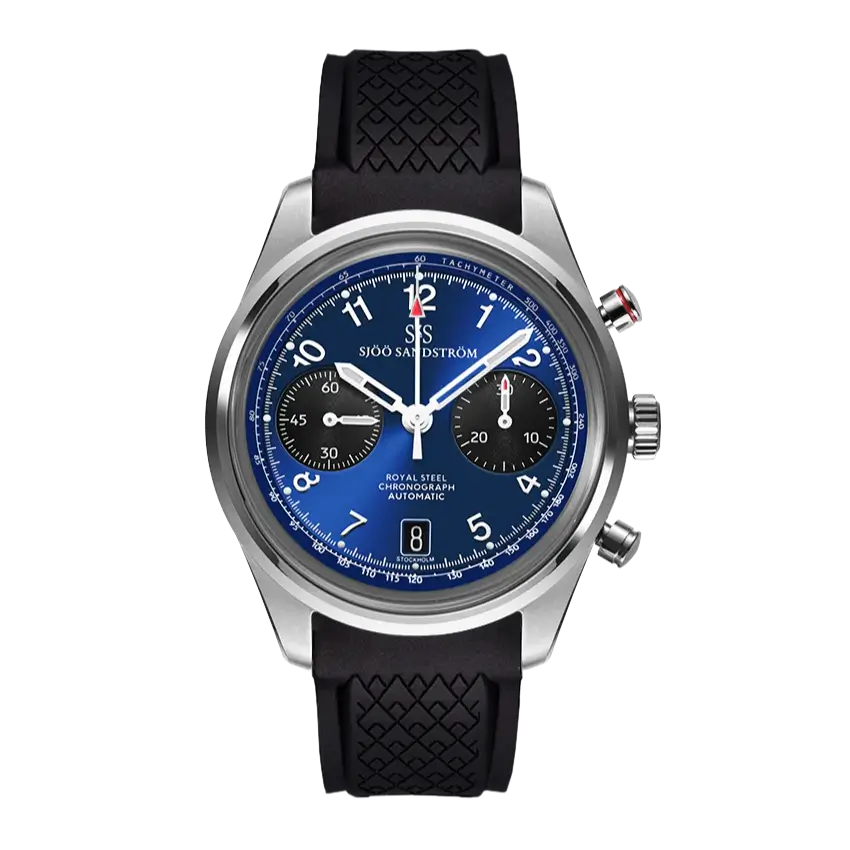 Royal Steel Chronograph Blue 40mm
