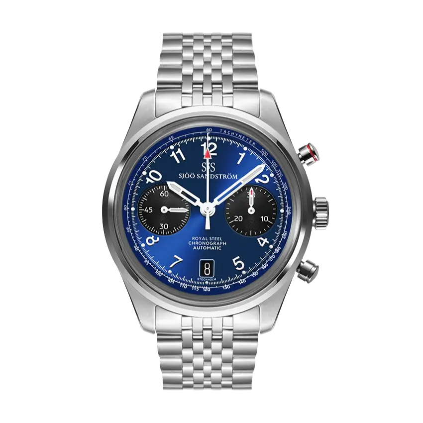 Royal Steel Chronograph Blue 40mm