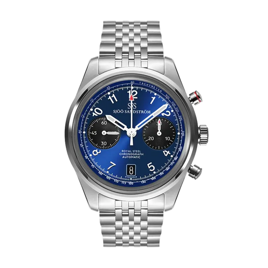 Royal Steel Chronograph Blue 40mm