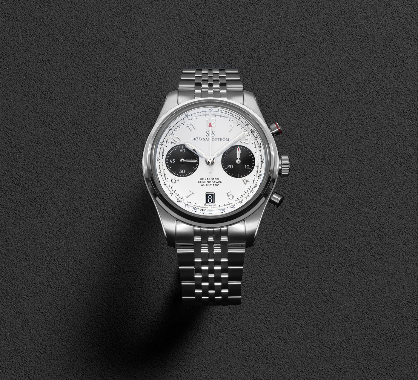 Royal Steel Chronograph White 40mm