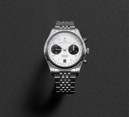 Royal Steel Chronograph White 40mm