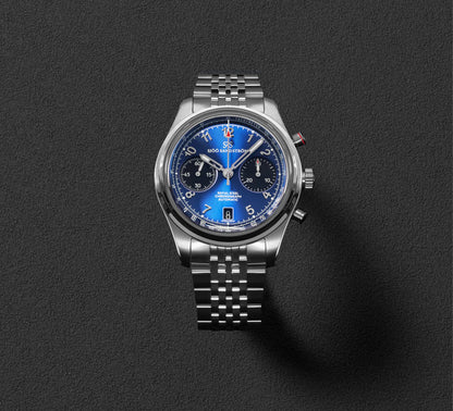 Royal Steel Chronograph Blue 40mm