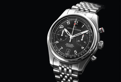 Royal Steel Chronograph Black 40mm