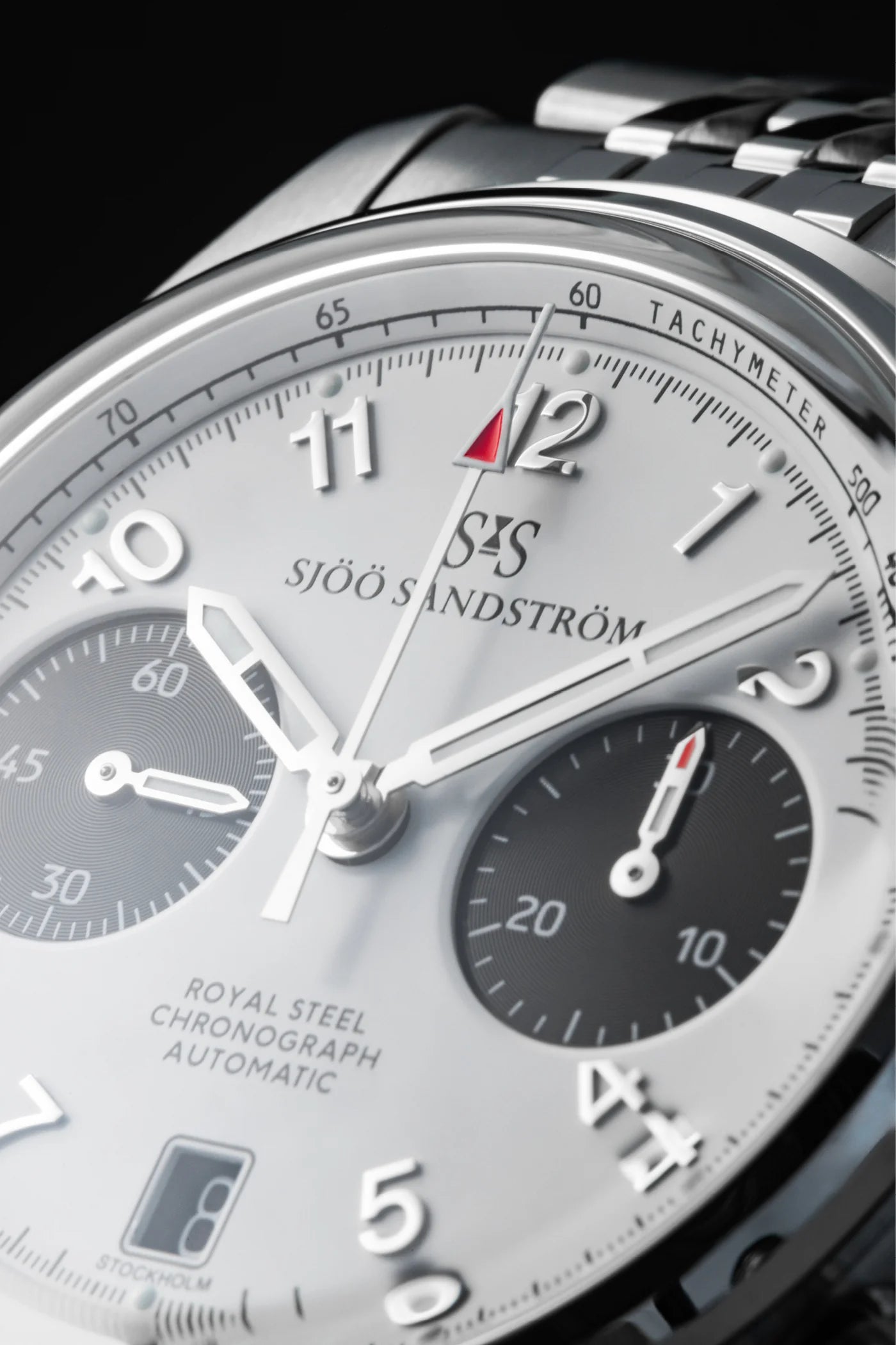 Royal Steel Chronograph White 40mm
