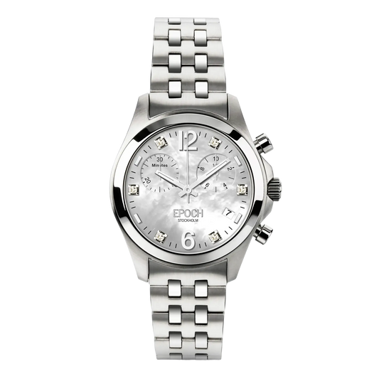 First Lady Chronograph Mother of Pearl White