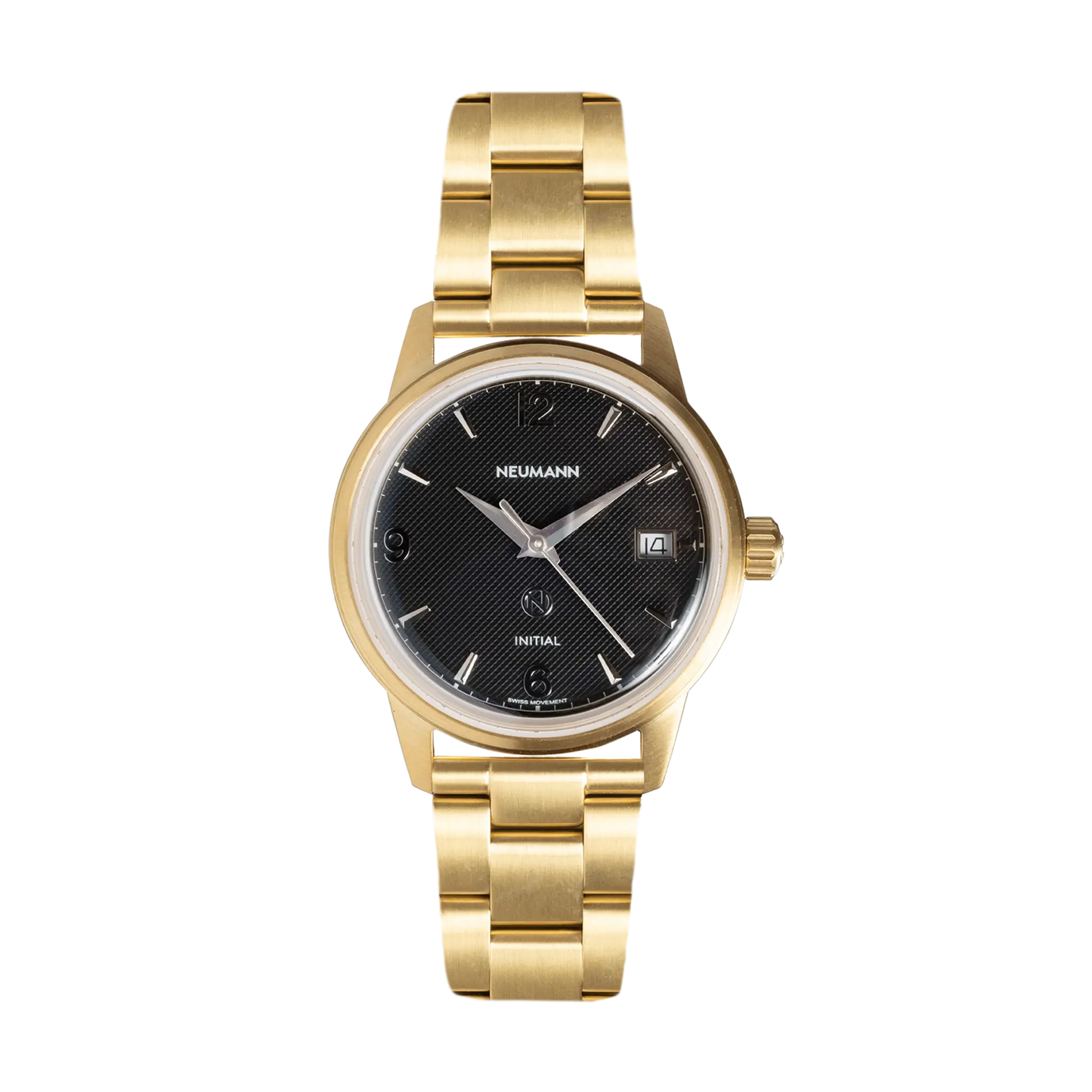 Initial No.1 Gold Black/Silver 36mm
