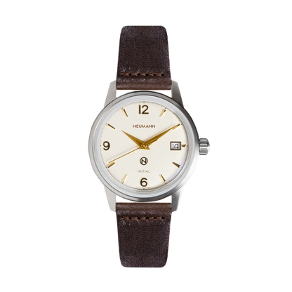 Initial No.1 Steel Off-white/Gold 36mm