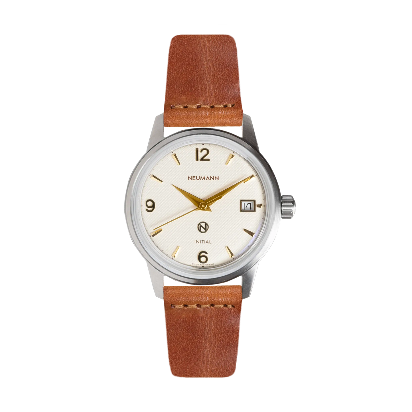 Initial No.1 Steel Off-white/Gold 36mm