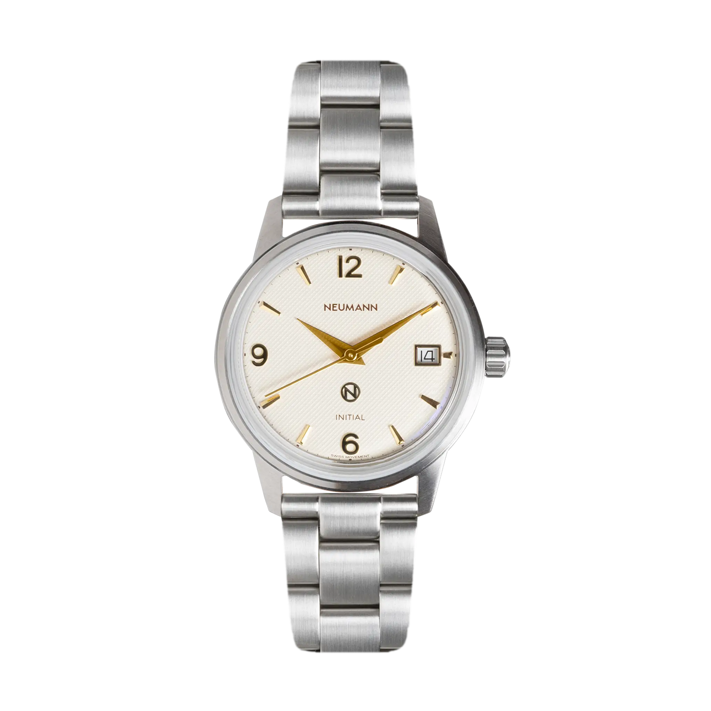 Initial No.1 Steel Off-white/Gold 36mm