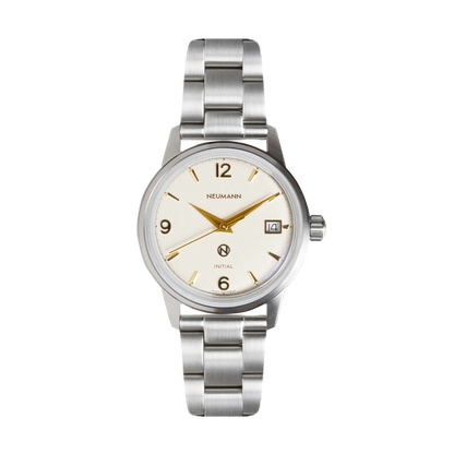 Initial No.1 Steel Off-white/Gold 36mm