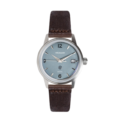 Initial No.1 Steel Blue/Silver 36mm