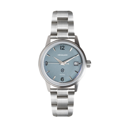 Initial No.1 Steel Blue/Silver 36mm