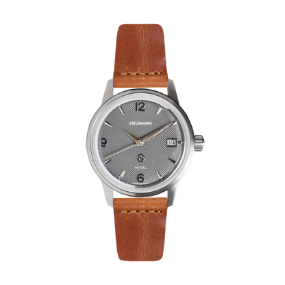 Initial No.1 Steel Grey/Silver 36mm