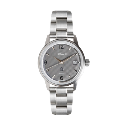 Initial No.1 Steel Grey/Silver 36mm